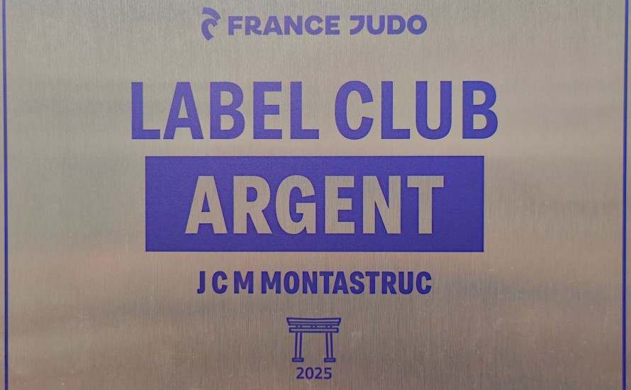 Le Judo Club Montastruc obtient le Label Argent de la FFJDA !